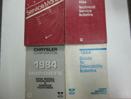 1984 Dodge Ram Van B150 B250 B350 Service Repair Shop Manual SET OEM BOOKS USED
