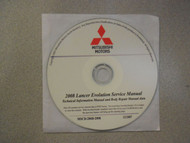 2008 MITSUBISHI LANCER EVOLUTION Service Shop Repair Manual CD FACTORY OEM NEW