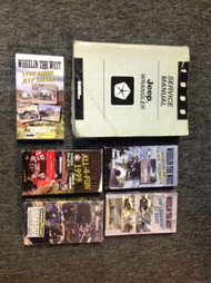 1999 JEEP WRANGLER Service Repair Shop Workshop Manual Set W VHS TAPES RARE OEM