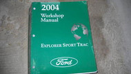 2004 Ford Explorer Sport Trac Service Shop Repair Manual OEM FACTORY USED 2004
