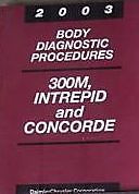 2003 CHRYSLER DODGE INTREPID 300M BODY DIAGNOSTIC PROCEDURES Service Manual OEM