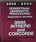 2003 CHRYSLER CONCORDE LHS POWERTRAIN DIAGNOSTIC PROCEDURES Service Manual