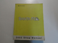 2002 Hyundai Santa Fe Service Repair Shop Workshop Manual Brand New 2002