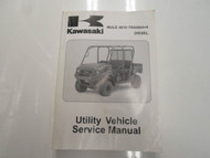2009 Kawasaki Mule 4010 TRANS 4X4 Diesel Utility Vehicle Service Manual DAMAGED