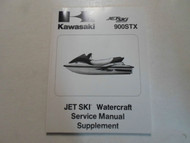 2001 Kawasaki 900STX 900 STX Jet Ski Watercraft Service Manual Supplement OEM