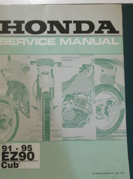 1991 1992 1993 1994 1995 Honda EZ90 Cub Service Repair Shop Manual FACTORY NEW