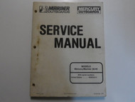 Mercury Mariner Outboards 30 40 Service Repair Shop Manual FACTORY OEM STAINS