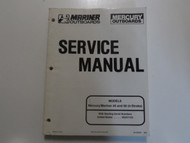Mercury Mariner Outboards Service Manual 45 50 4 Stroke Service Manual WORN OEM