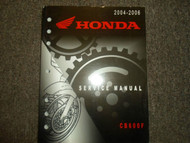 2004 2005 2006 Honda CB600F Motorcycle Service Shop Repair Manual NEW OEM