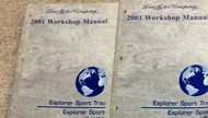 2001 FORD EXPLORER SPORT TRAC Service Shop Repair Manual Set BRAND NEW OEM