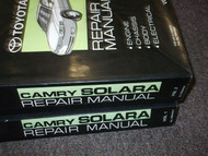 1999 Toyota CAMRY SOLARA Service Shop Repair Manual Set FACTORY DEALERSHIP NEW