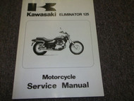 1998 1999 2000 2001 Kawasaki ELIMINATOR 125 Service Shop Repair Manual OEM x