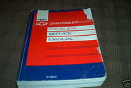 1991 GM Chevy Chevrolet Cavalier Service Shop Workshop Manual OEM Factory