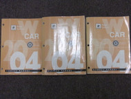 2004 BUICK CENTURY REGAL Service Repair Shop Manual Set NEW W TRANS UNIT BOOKS