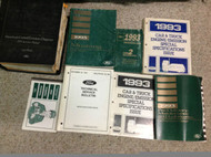 1993 FORD MUSTANG Service Shop Repair Manual Set W PCED + SPECS + TECH BULLETIN