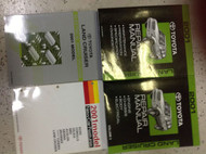 2001 Toyota LAND CRUISER Service Shop Repair Manual Set OEM 01 W EWD & FEATURES