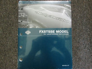2007 Harley Davidson FXSTSSE Parts Catalog Manual FACTORY OEM BOOK NEW 07