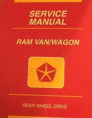 1997 DODGE RAM VAN WAGON Service Repair Shop Manual OEM FACTORY DEALERSHIP 97