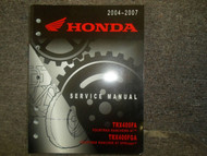 2004 2005 2006 2007 Honda TRX400FA GA Service Shop Repair Manual FACTORY NEW