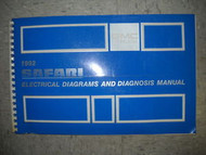 1992 GMC SAFARI VAN Wiring Diagrams Diagnosis Electrical Service Shop Manual EWD