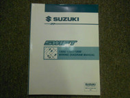 1996 1997 1998 Suzuki SWIFT Wiring Diagram Service Shop Manual FACTORY OEM 96 98
