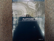 2012 Harley Davidson FLHTCUSE Models Service Shop Manual Supplement FACTORY OEM