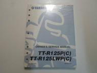 2002 Yamaha TTR125P (C) TTR125LWP (C) Owners Service Manual FACTORY OEM BOOK NEW