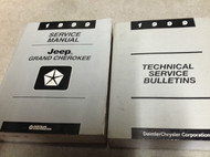 1999 JEEP GRAND CHEROKEE Service Repair Shop Manual SET W TECH BULLETINS BOOK