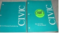 2002 HONDA CIVIC Service Shop Repair Manual Set OEM FACTORY BRAND NEW W EWD