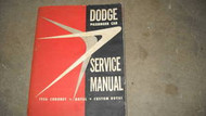 1956 Dodge Coronet Royal Custom Royal Service Shop Repair Manual BRAND NEW