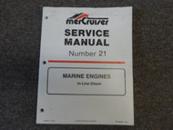 1994 MerCruiser # 21 Marine Engines In-Line Diesel Service Manual WATER DAMAGE