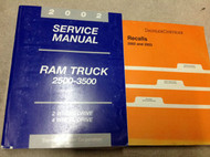 2002 Dodge Ram Truck DIESEL 2500 3500 Service Shop Repair Manual Set FACTORY