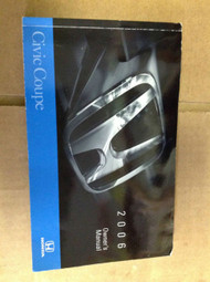 2006 HONDA CIVIC COUPE Owners Manual FACTORY OEM BOOKS BRAND NEW 2006