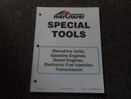 MerCruiser Special Tools Sterndrive Units Gasoline Diesel Engines EFI Manual