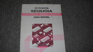 2004 Toyota Sequoia Electrical Wiring Diagram Service Shop Repair Manual EWD