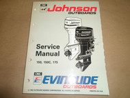 1993 Johnson Evinrude 60 LV 150 150C 175 Service Manual OEM Boat 508286 x