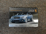 2006 MERCEDES BENZ E Class E-Class Quick Tips General Reference Guide 1 OEM 06