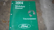 2004 FORD THUNDERBIRD T-BIRD Service Repair Shop Manual BRAND NEW FACTORY OEM