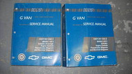 1997 Chevy EXPRESS GMC SAVANA G Van Service Repair Shop Manual Set 2 VOLUME OEM