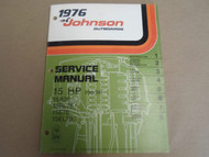 1976 Johnson Outboards Service Manaual 15 HP 15R76 15RL76 15E76 15EL76 OEM x