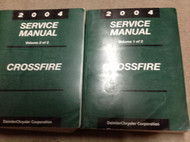 2004 CHRYSLER CROSSFIRE Service Shop Repair Manual Set BRAND NEW FACTORY OEM