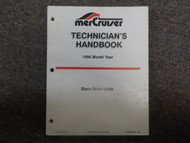 1995 Mercruiser Technicians Handbook Stern Drive Units Service Manual OEM DEAL