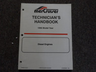 1996 Mercruiser Technicians Handbook Diesel Engines Manual FACTORY OEM BOOK 96