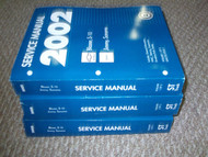 2002 GMC SONOMA & JIMMY TRUCK Service Shop Repair Manual SET BRAND NEW