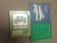 1979 GMC TRUCK CABALLERO Service Shop Repair Manual W UNIT BOOK + FISHER BODY