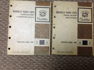 1967 1968 1969 1970 1972 1973 1974 1975 CADILLAC Parts Catalog Manual SET x