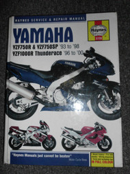 93-2000 Haynes Yamaha YZF750R YZF750SP YZF100R Thunderace Service Repair Manual