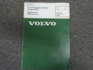 1976- Volvo CI Fuel Injection System Engine B21F Repairs & Maintenance Manual 76
