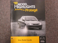 1999 Mazda Protege Model Highlights Information Facts Manual FACTORY OEM BOOK 99