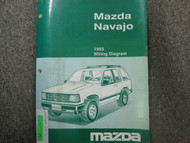1993 MAZDA NAVAJO Electrical Wiring Diagram Manual FACTORY OEM BOOK 93